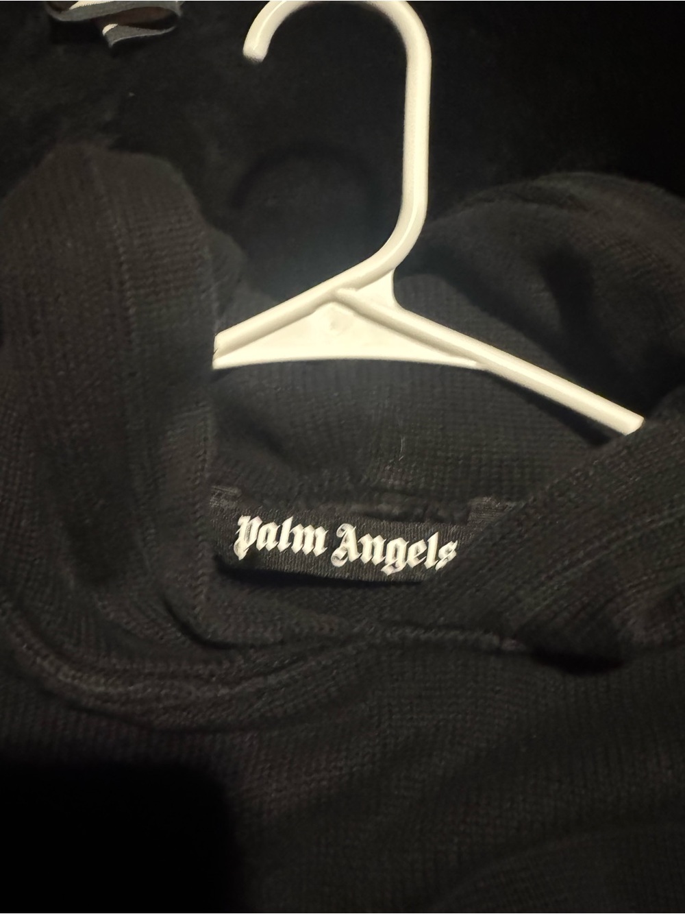 Palm Angels Black Pullover Sweater - Picture 3 of 3